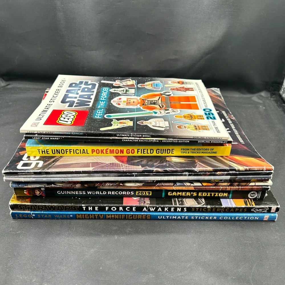 Video Game Books Lot of 13 Gamer's‎ Guide Pokemon Star Wars Lego Game Informer